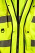 Radna jakna visoke vidljivosti, 5 u 1, izolirana, veličina XL, žuta